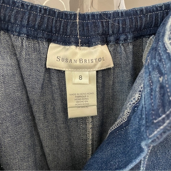 Susan Bristol Blue Jean Denim Maxi Skirt 8 - Picture 4 of 8